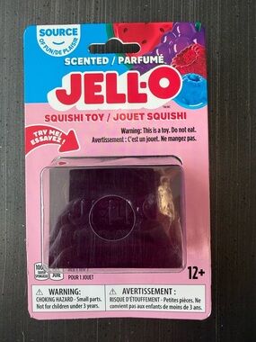 Scented JELL-O Squishy Toy- Purple